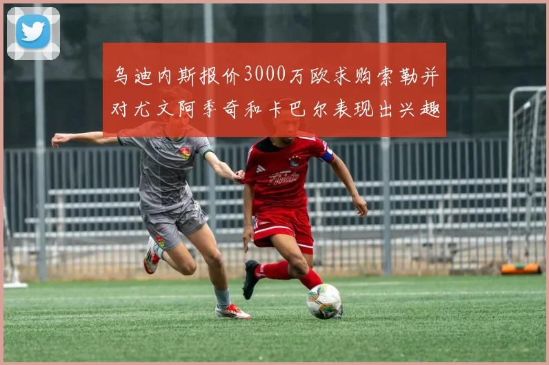 乌迪内斯报价3000万欧求购索勒并对尤文阿季奇和卡巴尔表现出兴趣